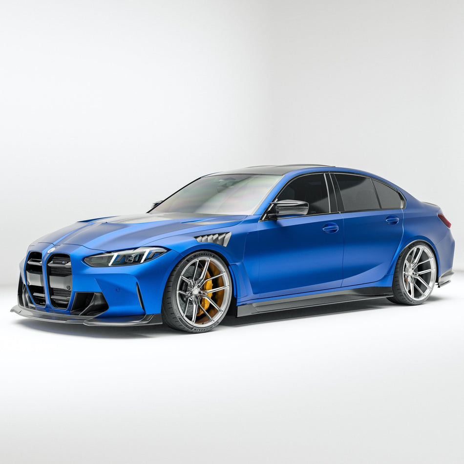 REVOZPORT - BMW M3 G80 DRY CARBON FIBER SIDE FENDERS - Aero Carbon UK