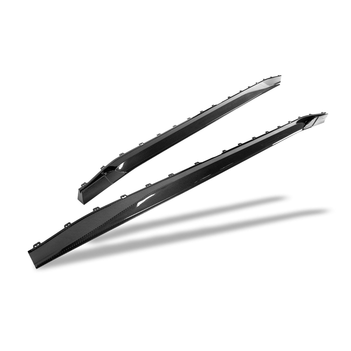REVOZPORT - BMW M3 G80 DRY CARBON FIBER SIDE SKIRTS - Aero Carbon UK