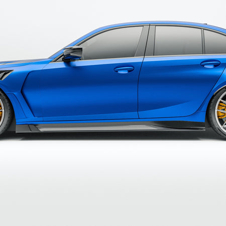 REVOZPORT - BMW M3 G80 DRY CARBON FIBER SIDE SKIRTS - Aero Carbon UK