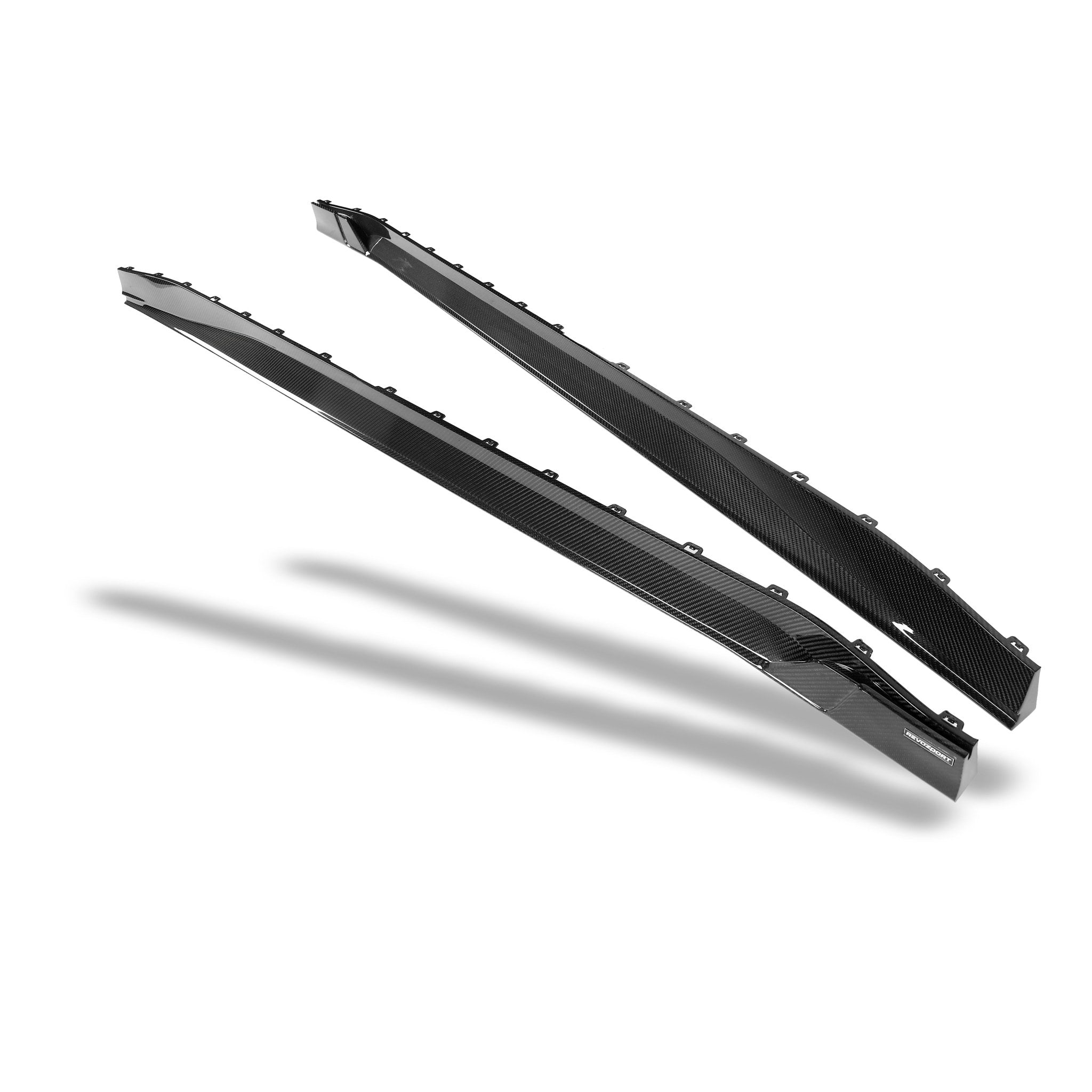 REVOZPORT - BMW M3 G80 DRY CARBON FIBER SIDE SKIRTS - Aero Carbon UK