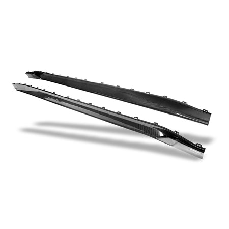 REVOZPORT - BMW M3 G80 DRY CARBON FIBER SIDE SKIRTS - Aero Carbon UK