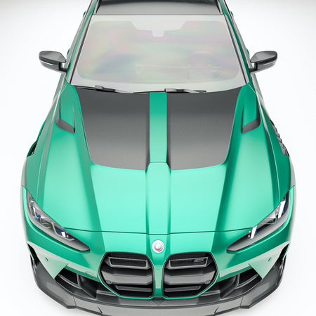 REVOZPORT - BMW M3 G81 CARBON FIBER FRONT HOOD BONNET - Aero Carbon UK