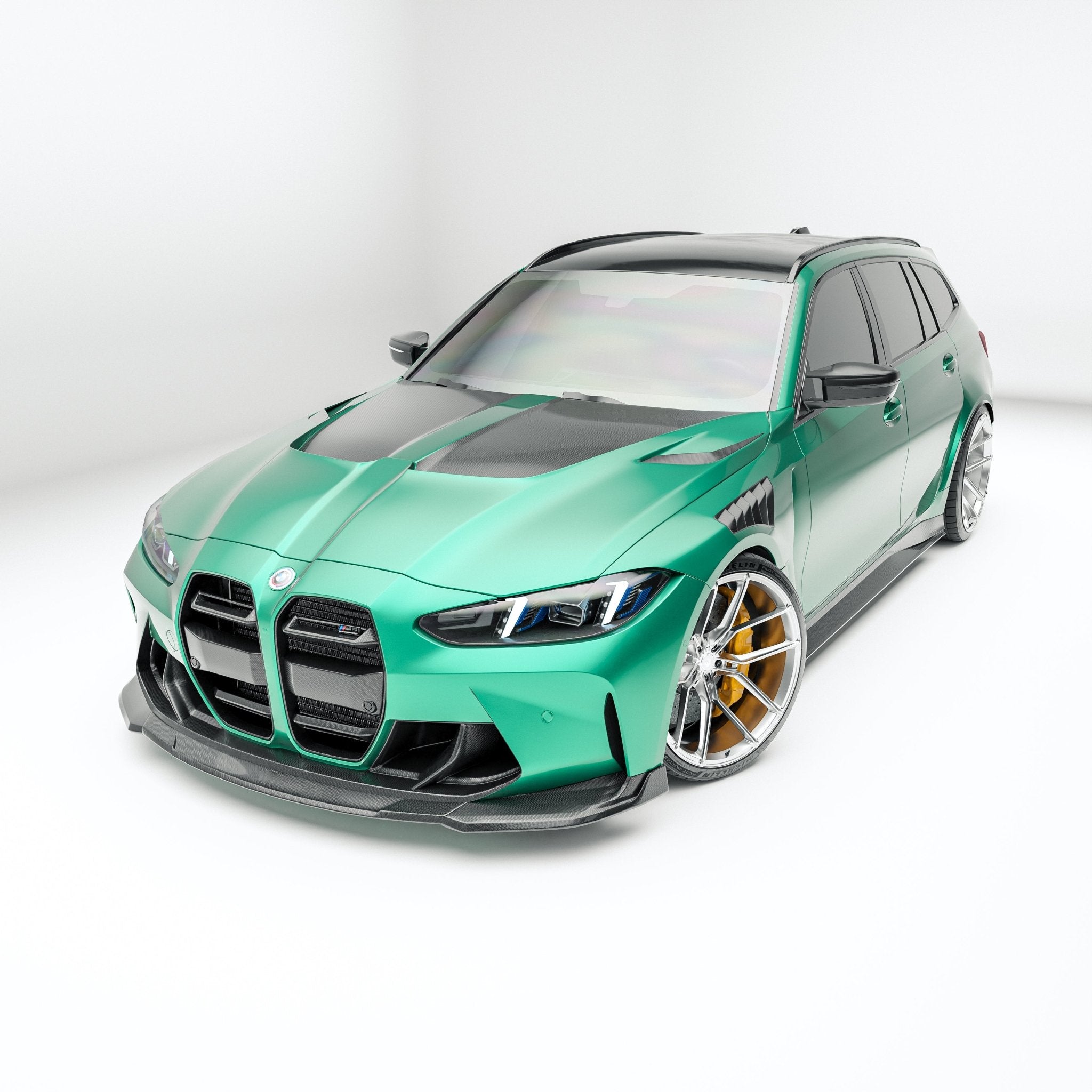 REVOZPORT - BMW M3 G81 CARBON FIBER FRONT HOOD BONNET - Aero Carbon UK