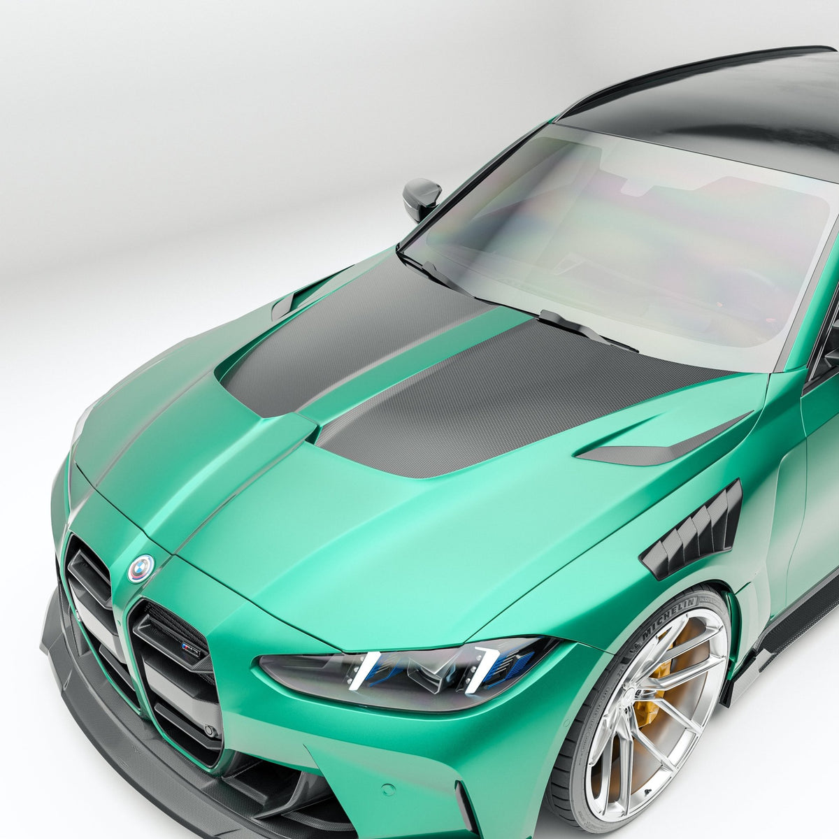 REVOZPORT - BMW M3 G81 CARBON FIBER FRONT HOOD BONNET - Aero Carbon UK