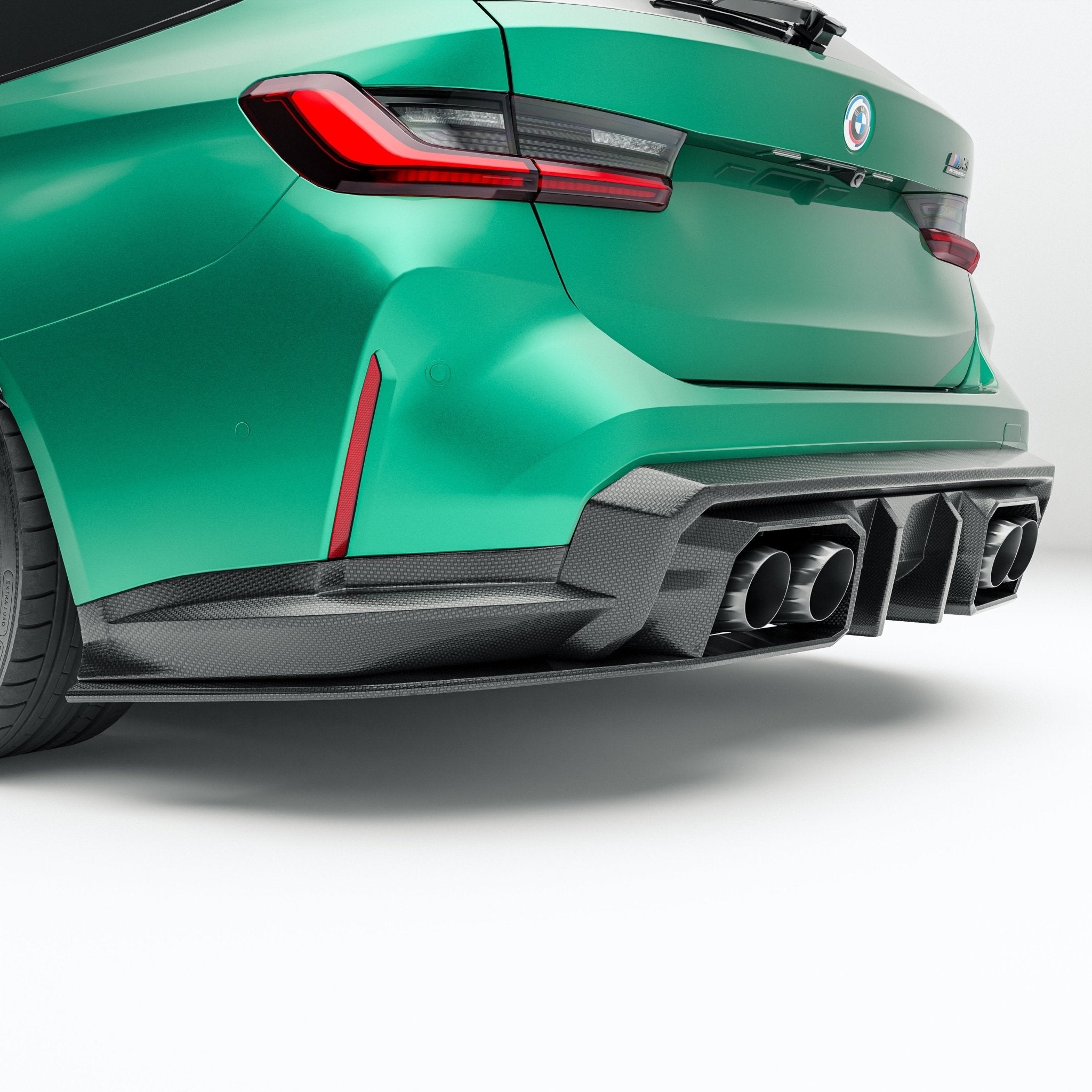 REVOZPORT - BMW M3 G81 CARBON FIBER REAR DIFFUSER - Aero Carbon UK