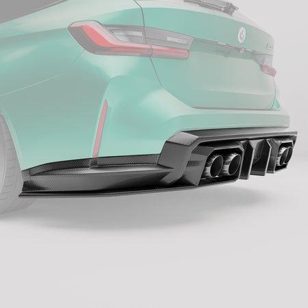 REVOZPORT - BMW M3 G81 CARBON FIBER REAR DIFFUSER - Aero Carbon UK
