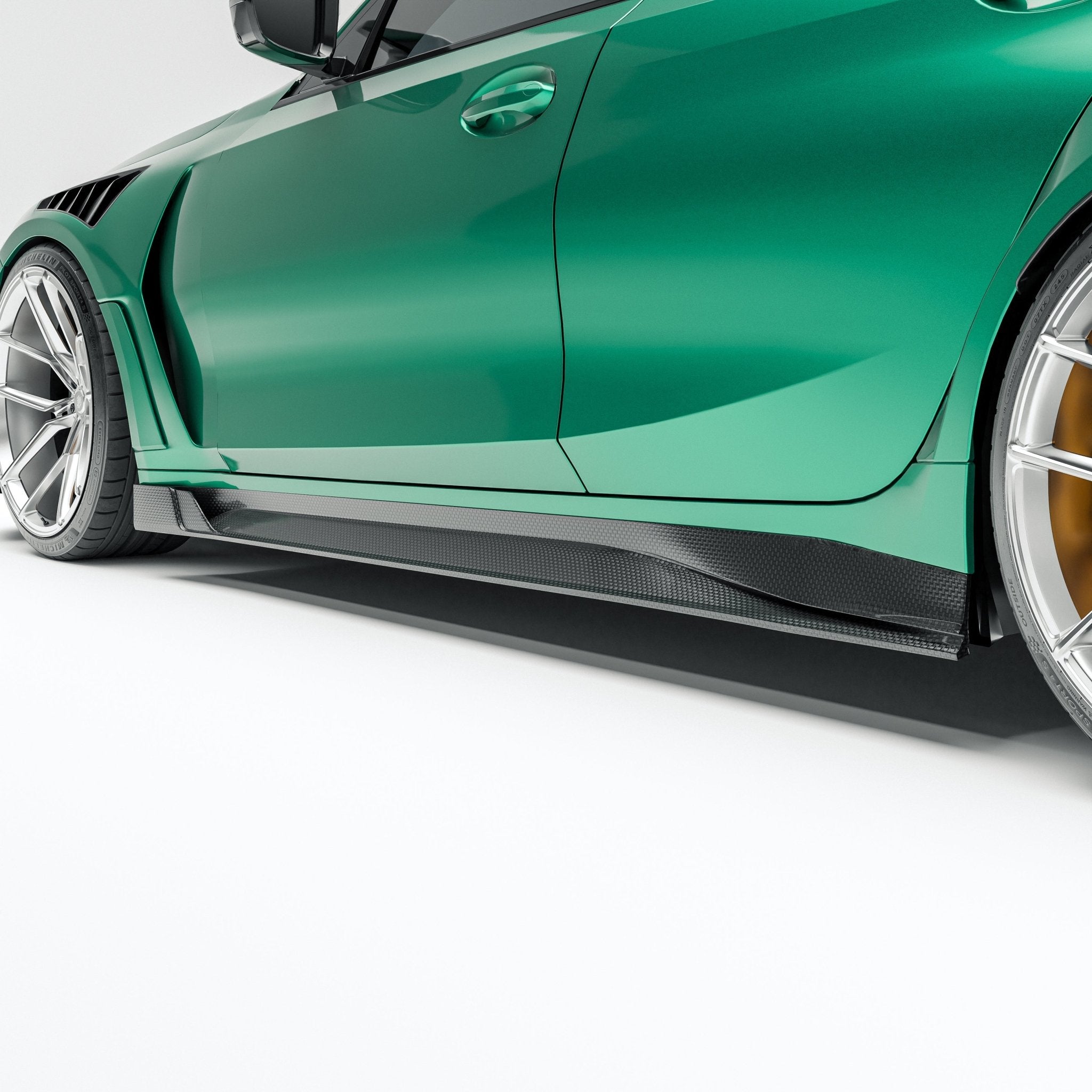 REVOZPORT - BMW M3 G81 CARBON FIBER SIDE SKIRTS - Aero Carbon UK
