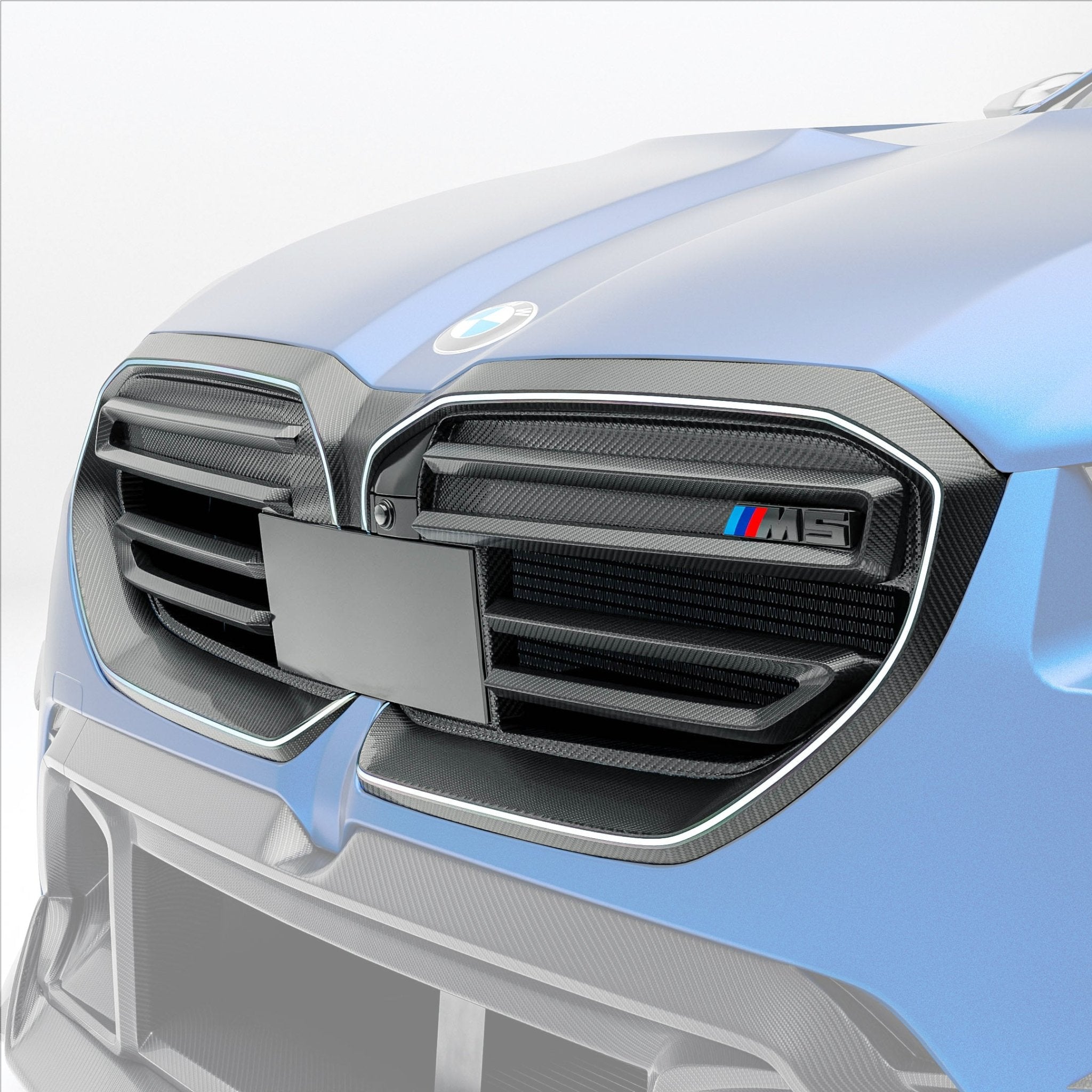REVOZPORT - BMW M5 G90 CARBON FIBER LED KIDNEY GRILLE - Aero Carbon UK