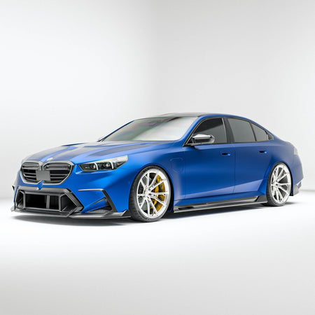 REVOZPORT - BMW M5 G90 DRY CARBON FIBER FRONT CANARDS - Aero Carbon UK