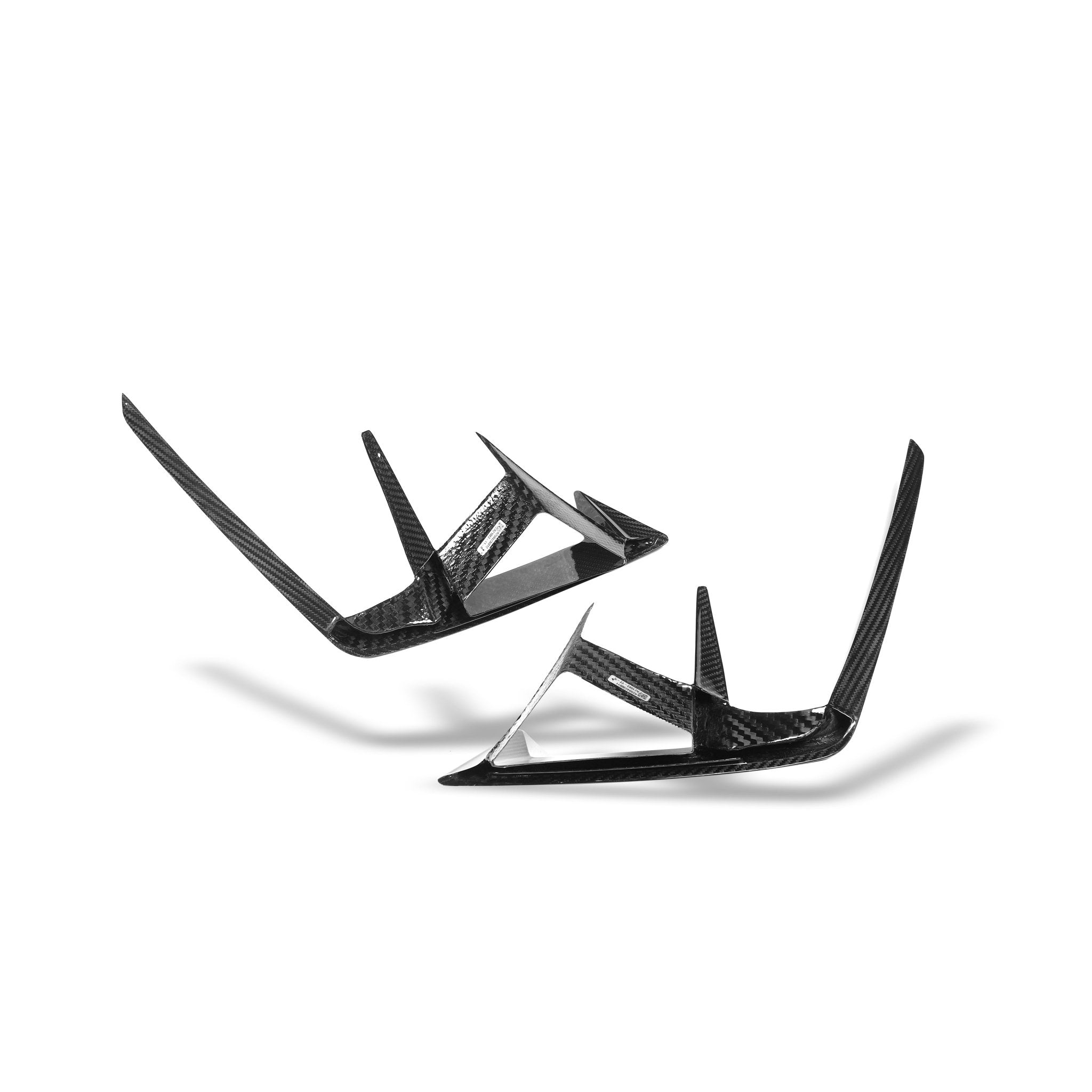 REVOZPORT - BMW M5 G90 DRY CARBON FIBER FRONT CANARDS - Aero Carbon UK
