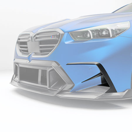 REVOZPORT - BMW M5 G90 DRY CARBON FIBER FRONT CANARDS - Aero Carbon UK