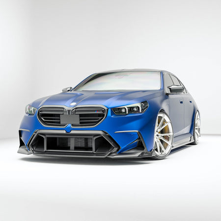 REVOZPORT - BMW M5 G90 DRY CARBON FIBER FRONT LIP - Aero Carbon UK