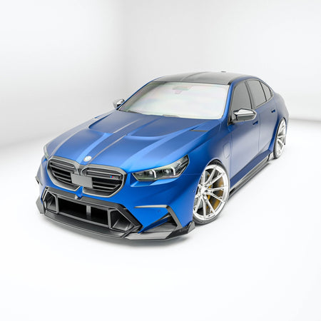 REVOZPORT - BMW M5 G90 DRY CARBON FIBER HOOD BONNET - Aero Carbon UK