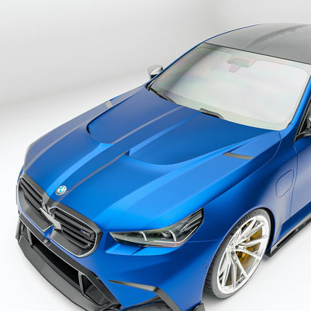 REVOZPORT - BMW M5 G90 DRY CARBON FIBER HOOD BONNET - Aero Carbon UK