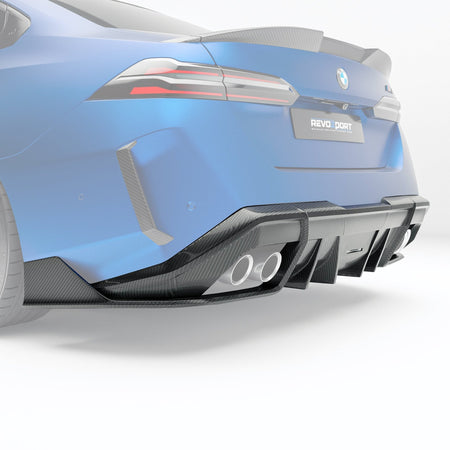 REVOZPORT - BMW M5 G90 DRY CARBON FIBER REAR DIFFUSER - Aero Carbon UK