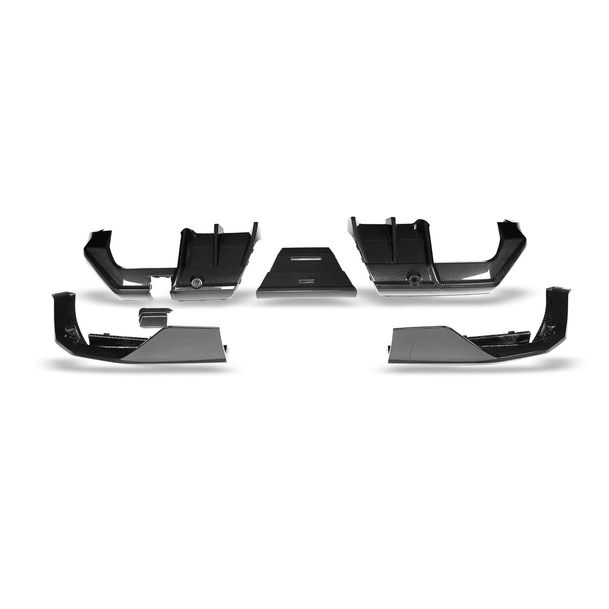 REVOZPORT - BMW M5 G90 DRY CARBON FIBER REAR DIFFUSER - Aero Carbon UK