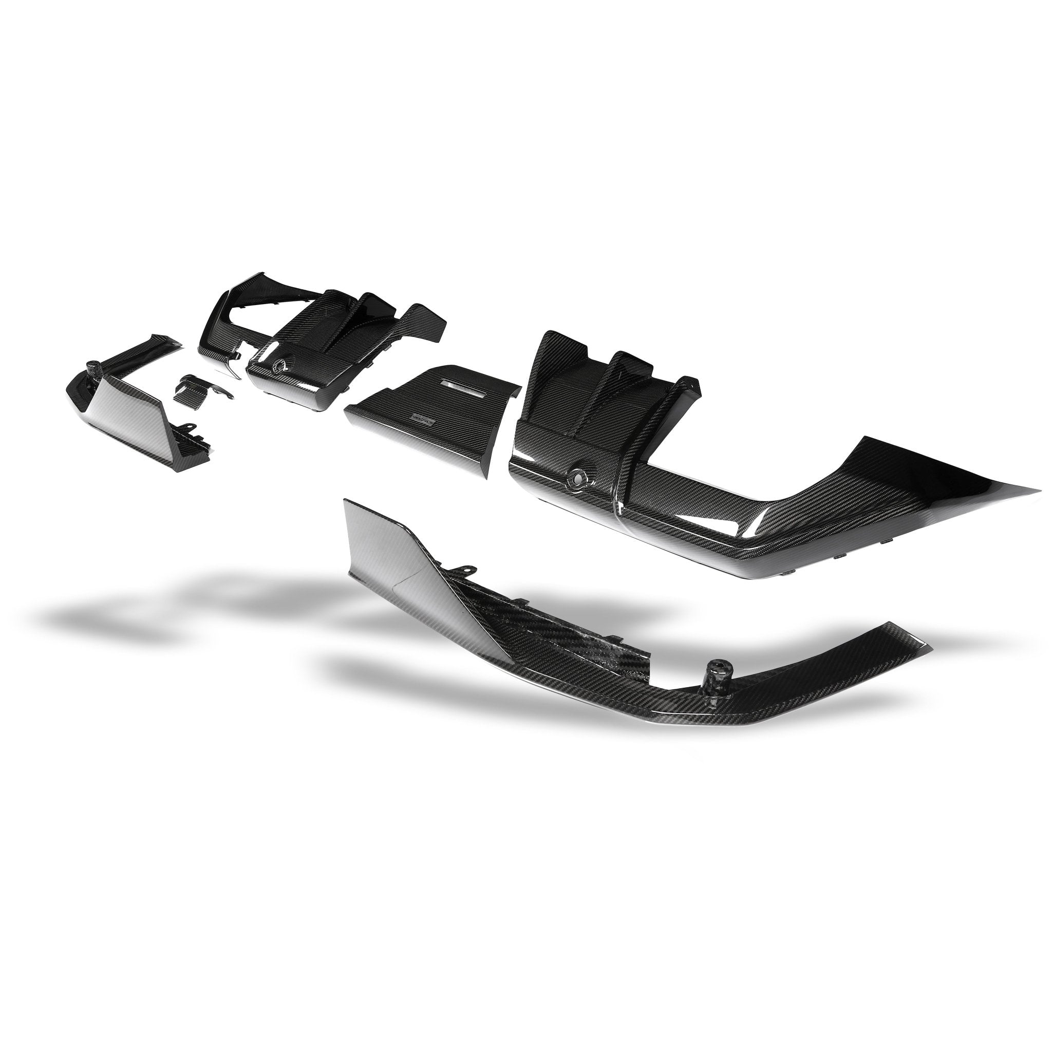 REVOZPORT - BMW M5 G90 DRY CARBON FIBER REAR DIFFUSER - Aero Carbon UK