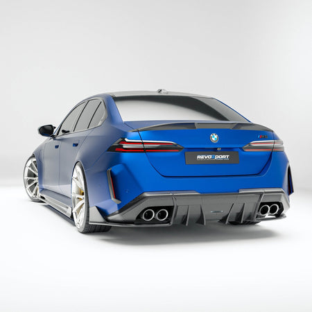 REVOZPORT - BMW M5 G90 DRY CARBON FIBER REAR DIFFUSER - Aero Carbon UK