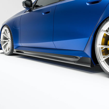 REVOZPORT - BMW M5 G90 DRY CARBON FIBER SIDE SKIRTS - Aero Carbon UK