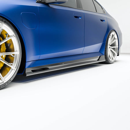REVOZPORT - BMW M5 G90 DRY CARBON FIBER SIDE SKIRTS - Aero Carbon UK