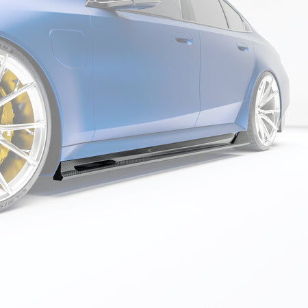 REVOZPORT - BMW M5 G90 DRY CARBON FIBER SIDE SKIRTS - Aero Carbon UK