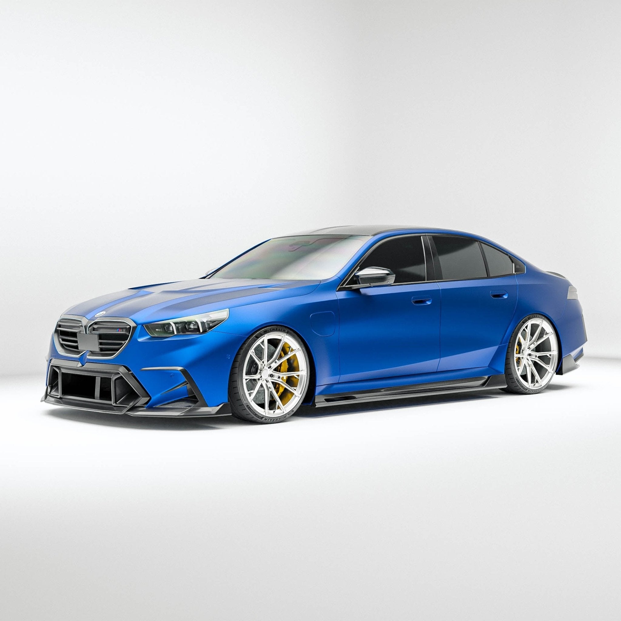 REVOZPORT - BMW M5 G90 DRY CARBON FIBER SIDE SKIRTS - Aero Carbon UK