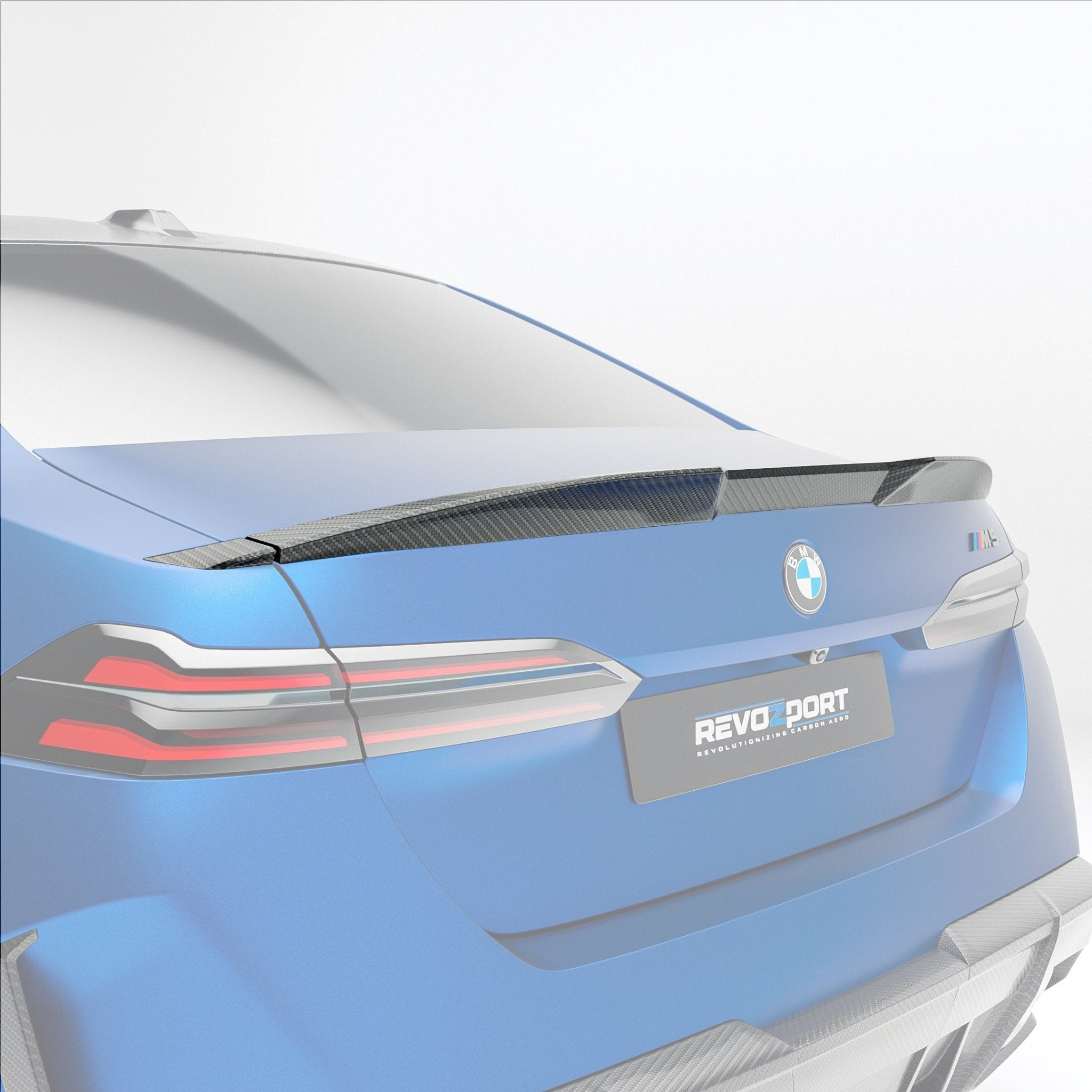 REVOZPORT - BMW M5 G90 DRY CARBON FIBER SPOILER - Aero Carbon UK