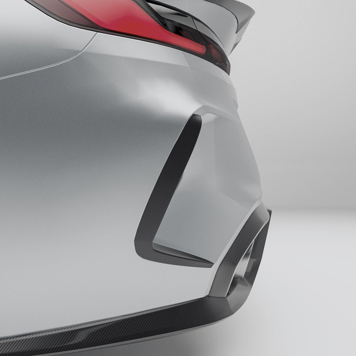 REVOZPORT - BMW M8 F91 / F92 CARBON FIBRE REAR BUMPER CANARDS - Aero Carbon UK