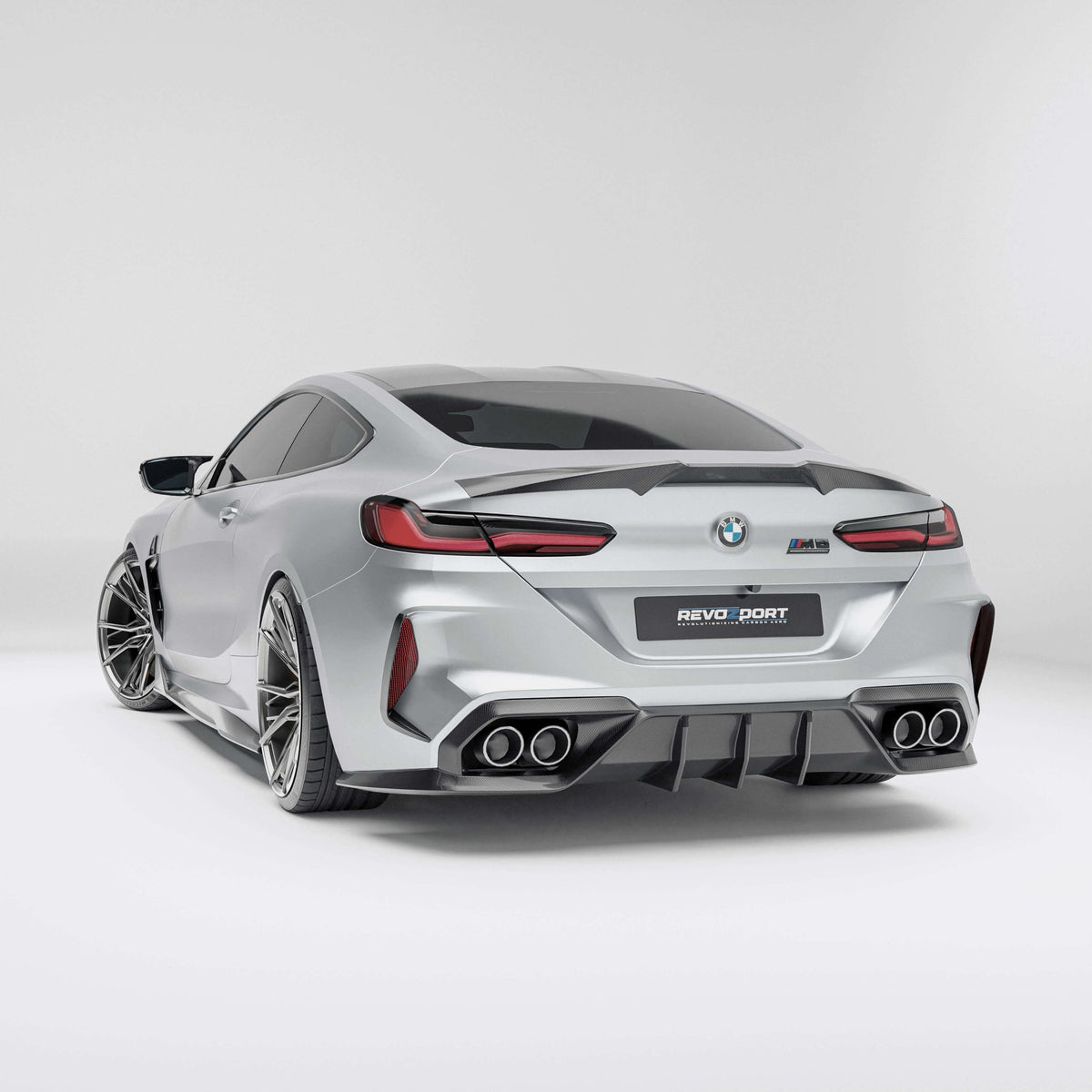 REVOZPORT - BMW M8 F91 / F92 CARBON FIBRE REAR DIFFUSER - Aero Carbon UK