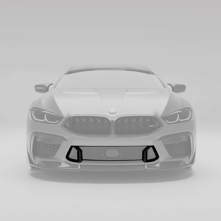 REVOZPORT - BMW M8 F91 / F92 / F93 CARBON FIBRE AIR INTAKE TRIM - Aero Carbon UK