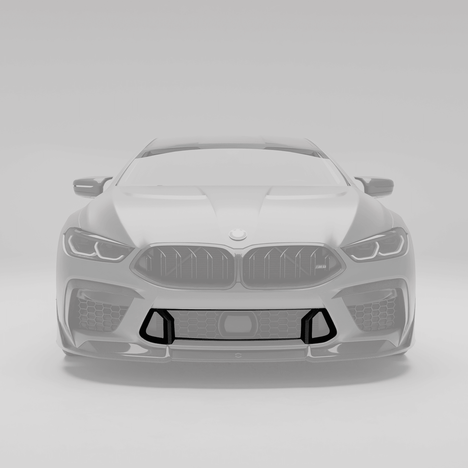 REVOZPORT - BMW M8 F91 / F92 / F93 CARBON FIBRE AIR INTAKE TRIM - Aero Carbon UK