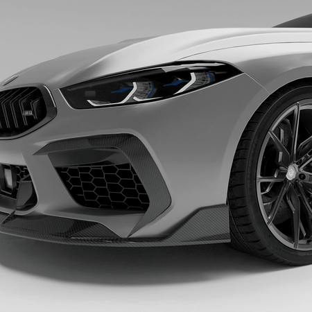 REVOZPORT - BMW M8 F91 / F92 / F93 CARBON FIBRE FRONT CANARDS - Aero Carbon UK