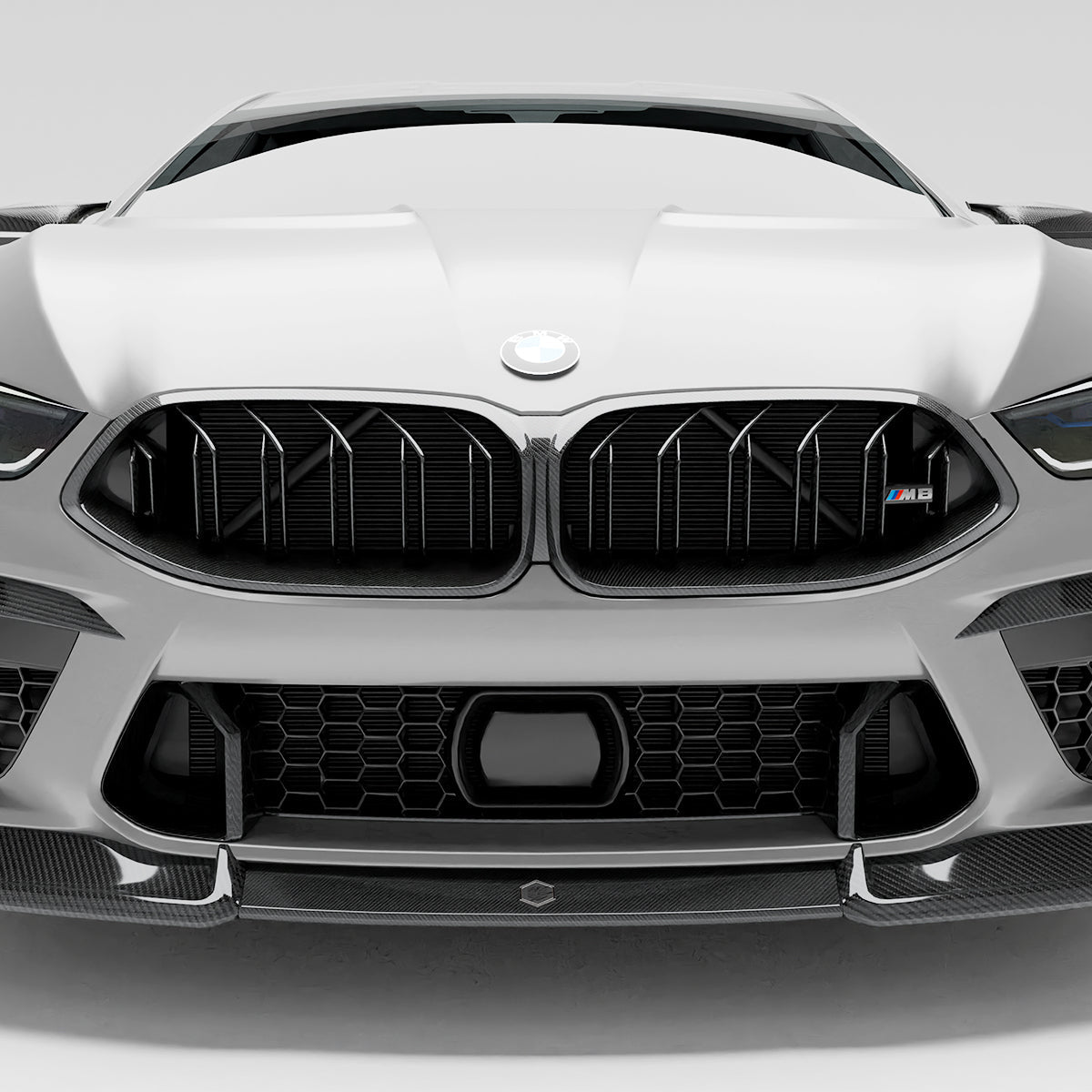 REVOZPORT - BMW M8 F91 / F92 / F93 CARBON FIBRE FRONT GRILLE - Aero Carbon UK