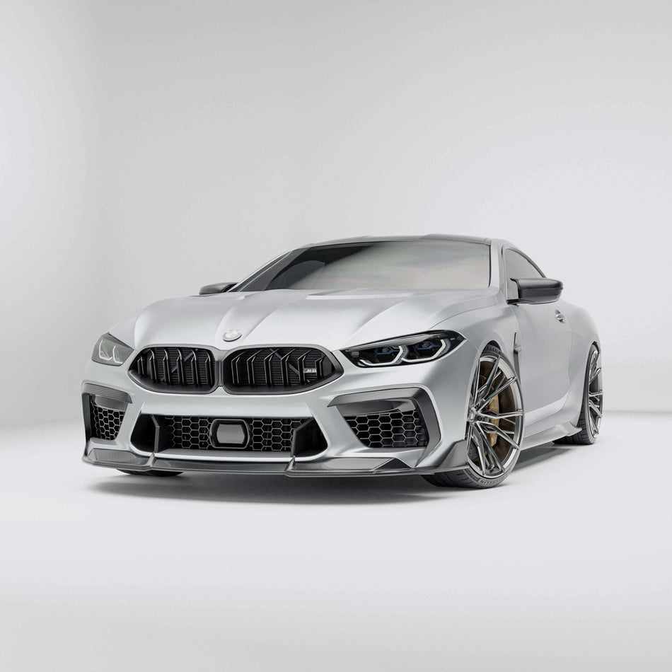 REVOZPORT - BMW M8 F91 / F92 / F93 CARBON FIBRE FRONT LIP - Aero Carbon UK