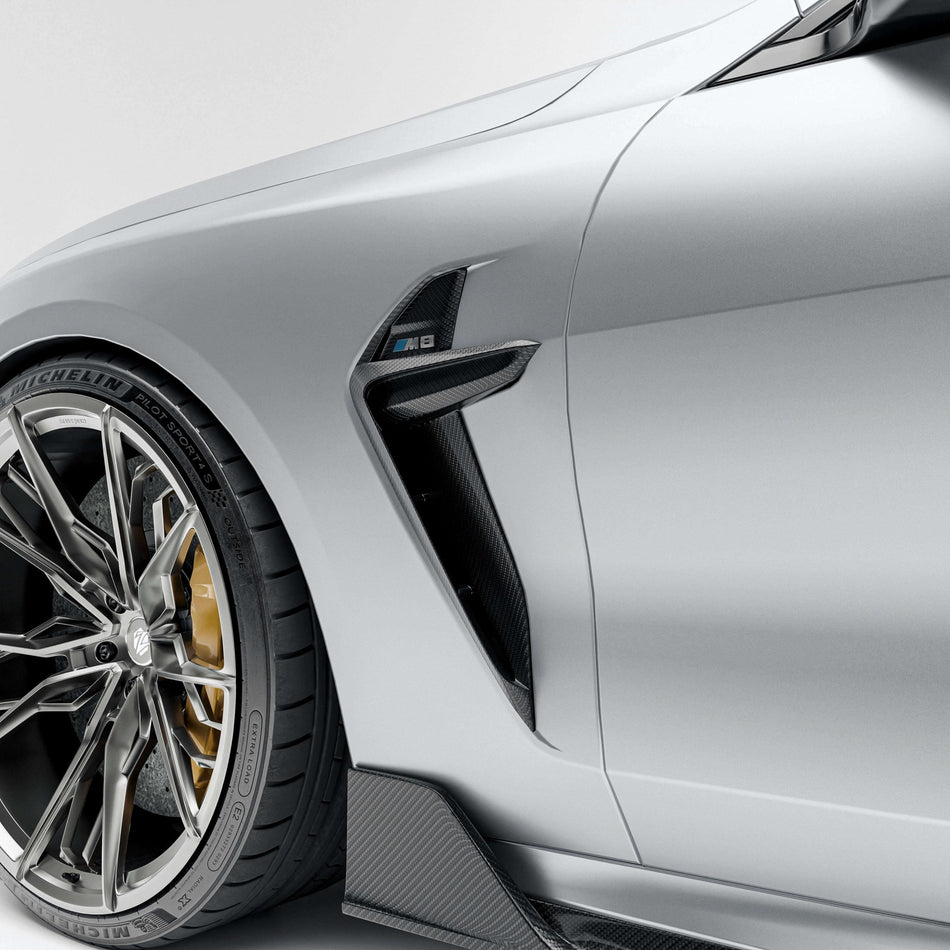 REVOZPORT - BMW M8 F91 / F92 / F93 CARBON FIBRE SIDE VENTS - Aero Carbon UK