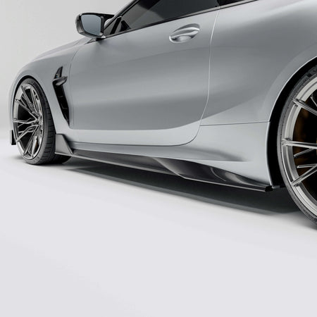 REVOZPORT - BMW M8 F91 / F92 / G14 / G15 CARBON FIBRE SIDE SKIRTS - Aero Carbon UK