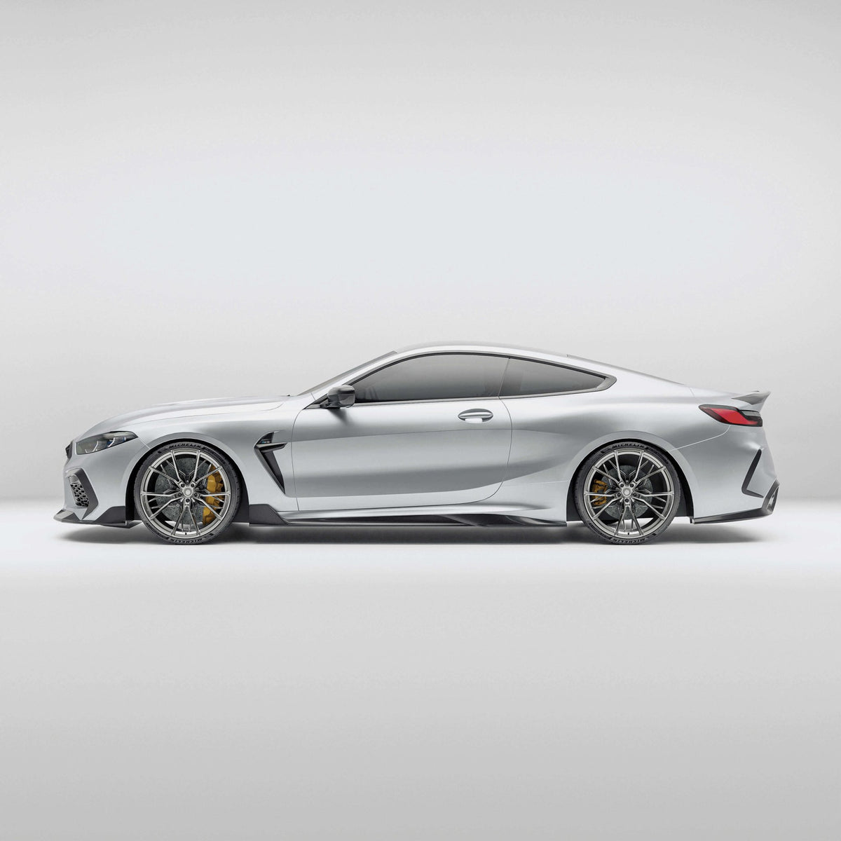 BMW M8 F91 / F92 / F93 carbon side skirts — Revozport