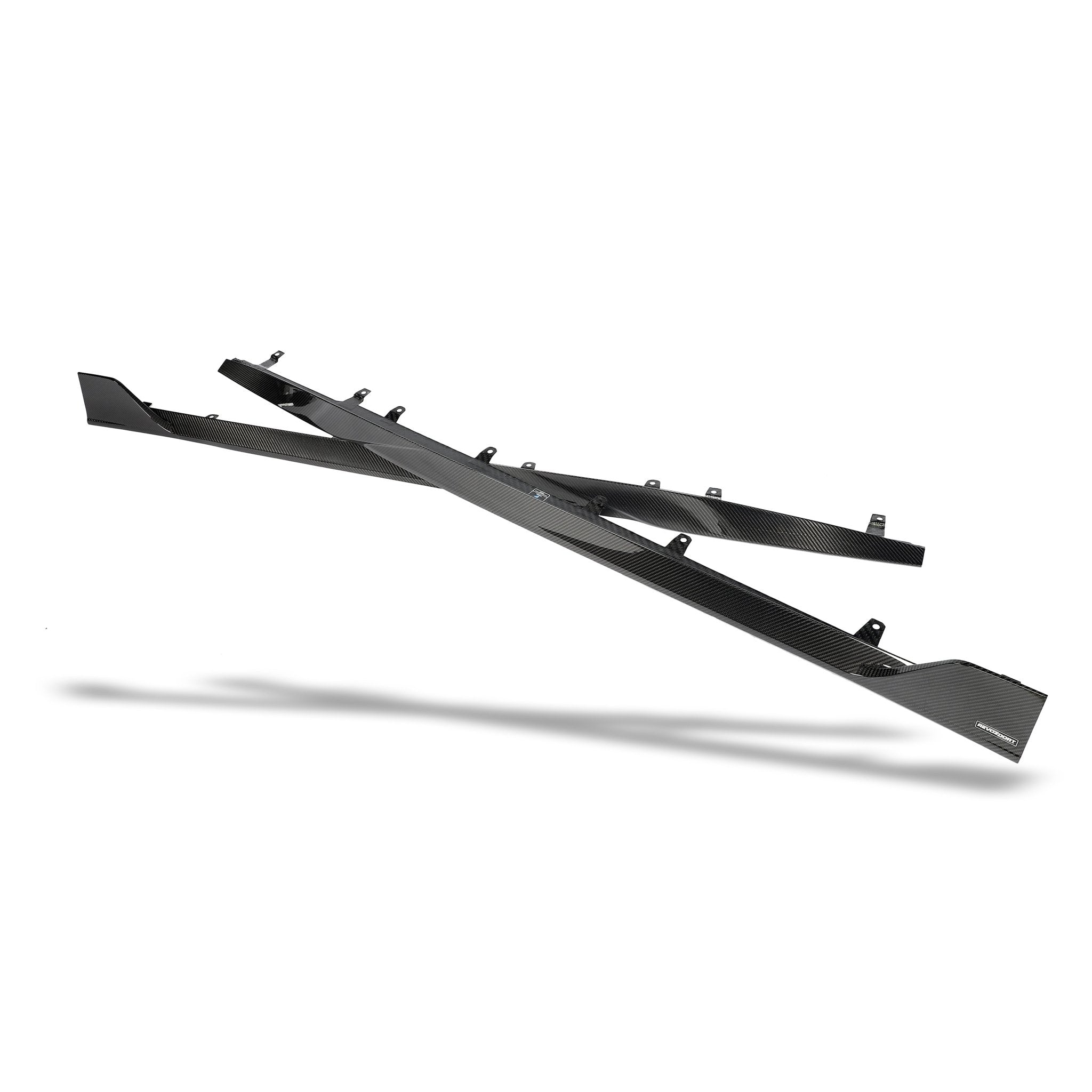 REVOZPORT - BMW M8 F91 / F92 / G14 / G15 CARBON FIBRE SIDE SKIRTS - Aero Carbon UK