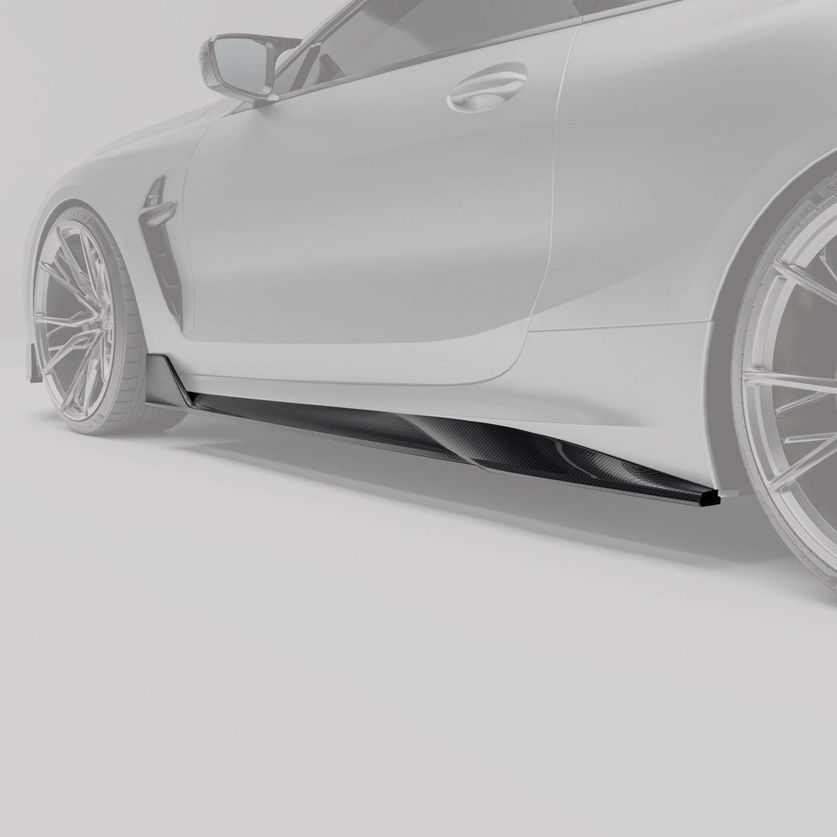 REVOZPORT - BMW M8 F91 / F92 / G14 / G15 CARBON FIBRE SIDE SKIRTS - Aero Carbon UK