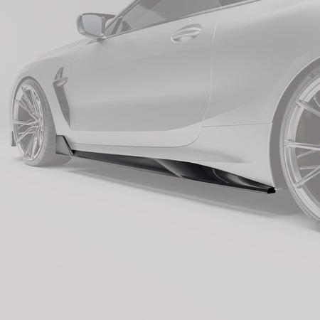 REVOZPORT - BMW M8 F91 / F92 / G14 / G15 CARBON FIBRE SIDE SKIRTS - Aero Carbon UK