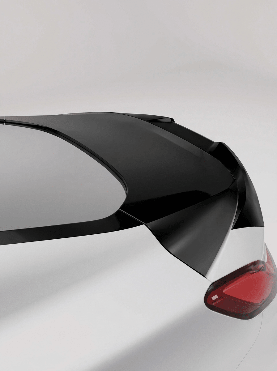 REVOZPORT - BMW M8 F91 / F92 / G14 / G15 GLOSS BLACK REAR SPOILER - Aero Carbon UK