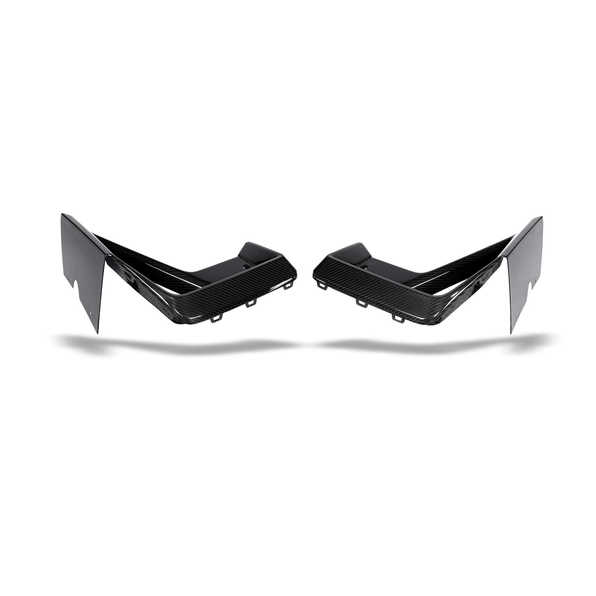REVOZPORT - BMW X4M F98 LCI CARBON FIBER BUMPER AIR INTAKE COVERS - Aero Carbon UK