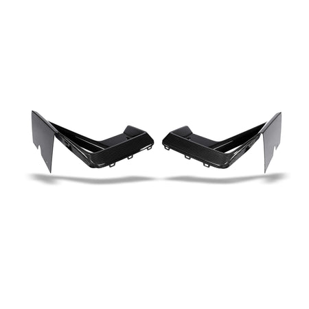 REVOZPORT - BMW X4M F98 LCI CARBON FIBER BUMPER AIR INTAKE COVERS - Aero Carbon UK