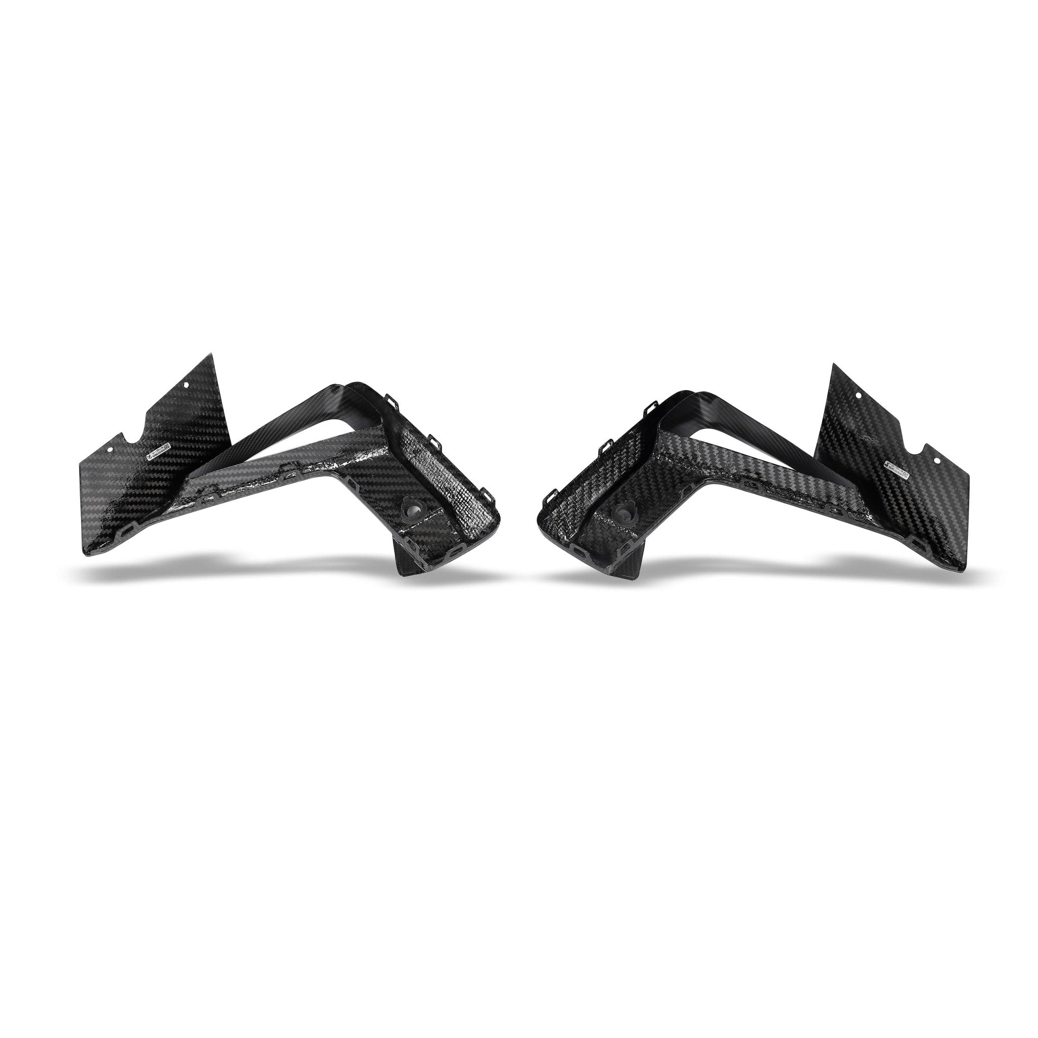 REVOZPORT - BMW X4M F98 LCI CARBON FIBER BUMPER AIR INTAKE COVERS - Aero Carbon UK