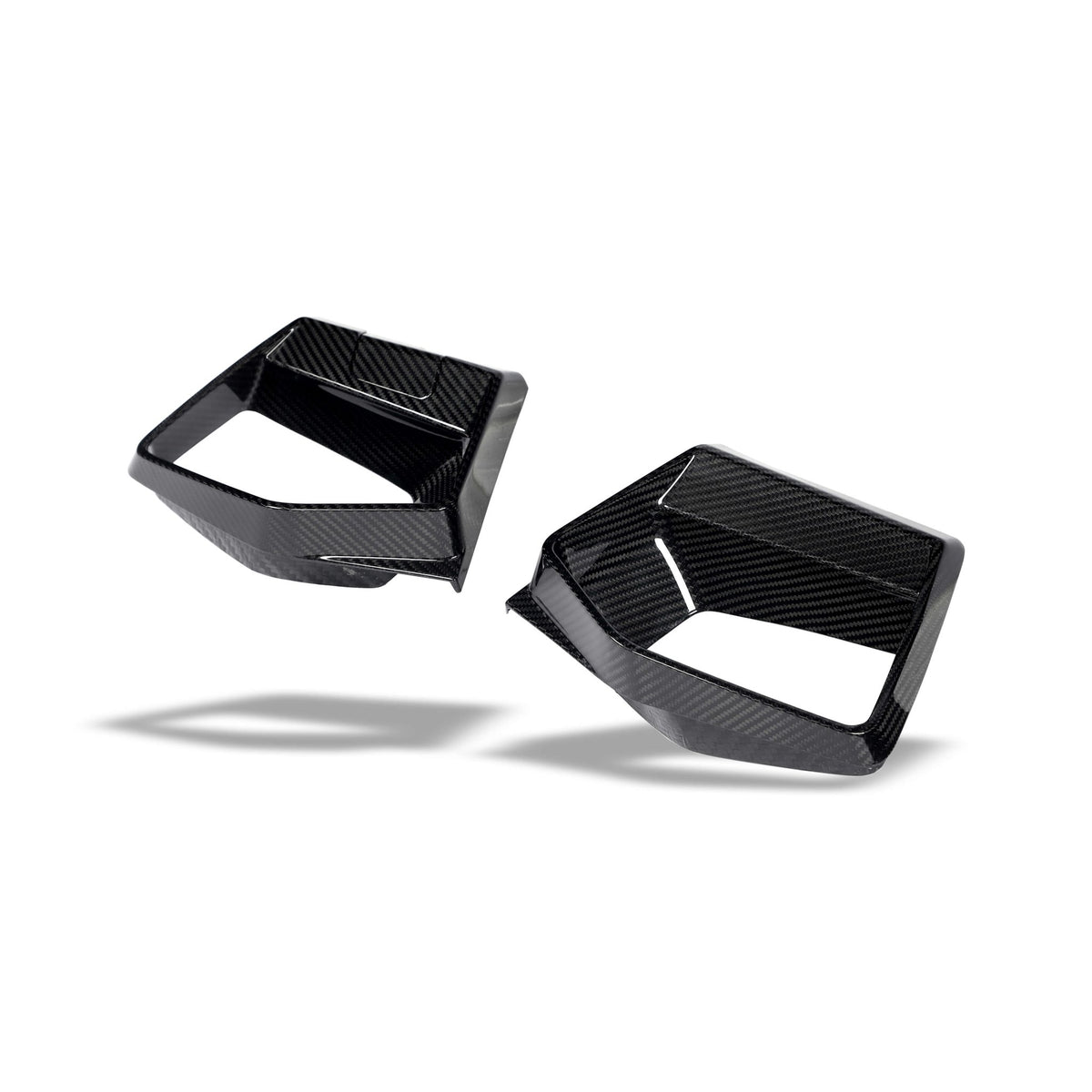 REVOZPORT - BMW X4M F98 LCI CARBON FIBER FRONT BUMPER VENTS - Aero Carbon UK