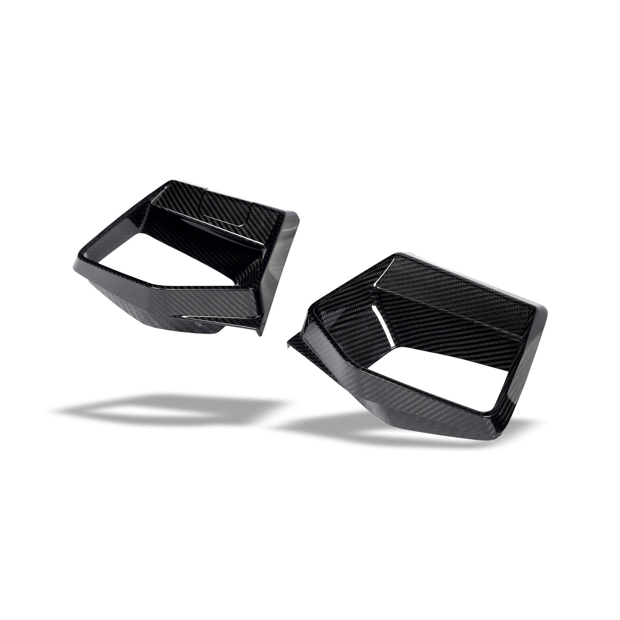 REVOZPORT - BMW X4M F98 LCI CARBON FIBER FRONT BUMPER VENTS - Aero Carbon UK