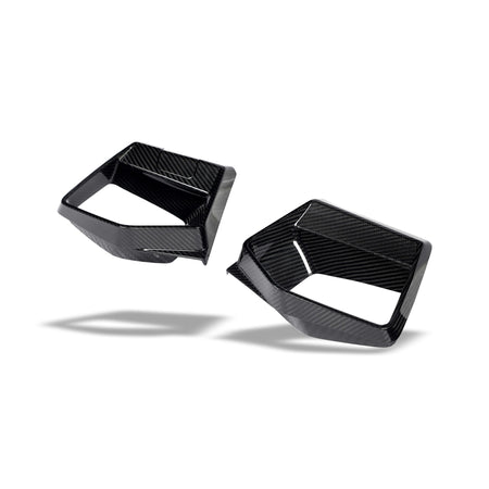 REVOZPORT - BMW X4M F98 LCI CARBON FIBER FRONT BUMPER VENTS - Aero Carbon UK