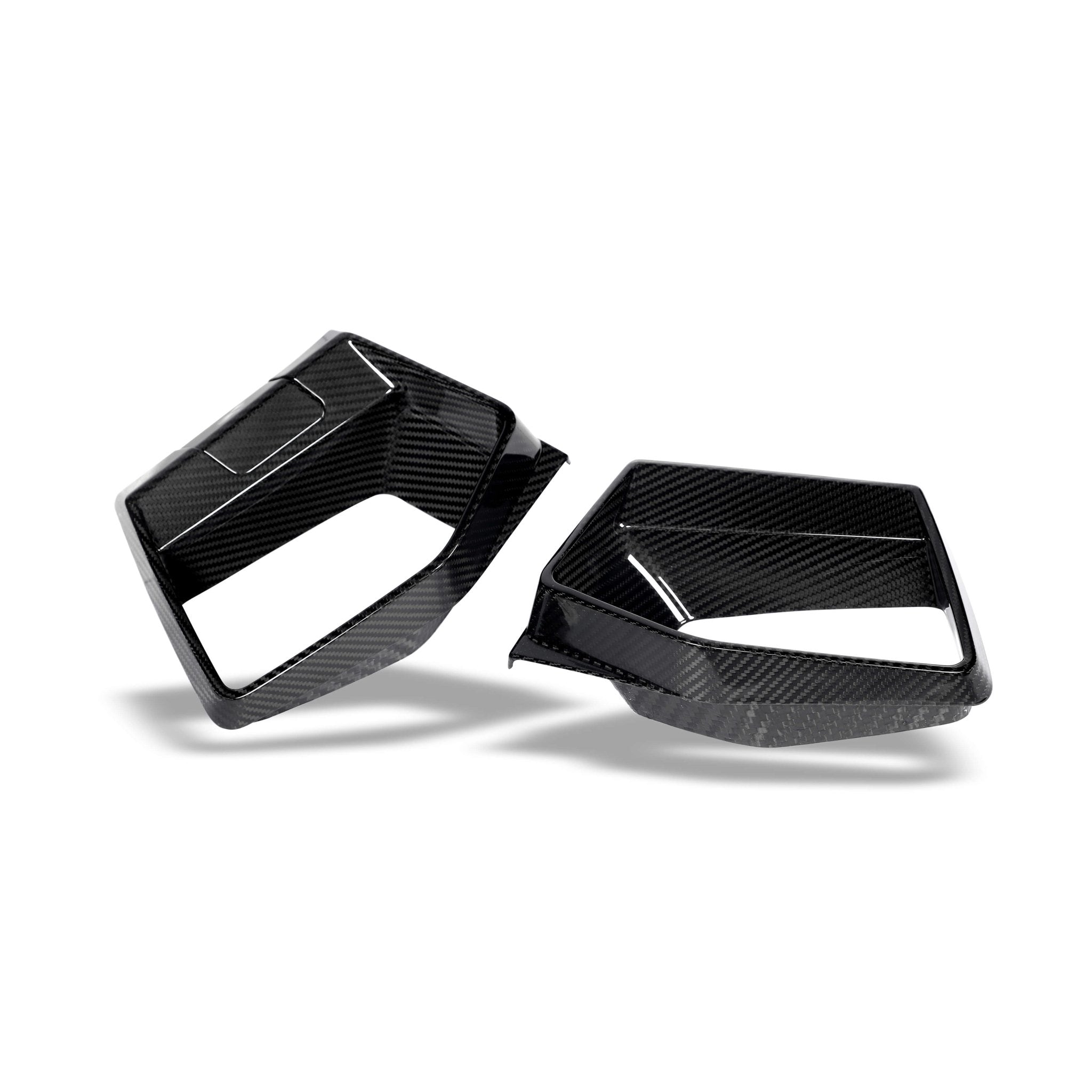 REVOZPORT - BMW X4M F98 LCI CARBON FIBER FRONT BUMPER VENTS - Aero Carbon UK
