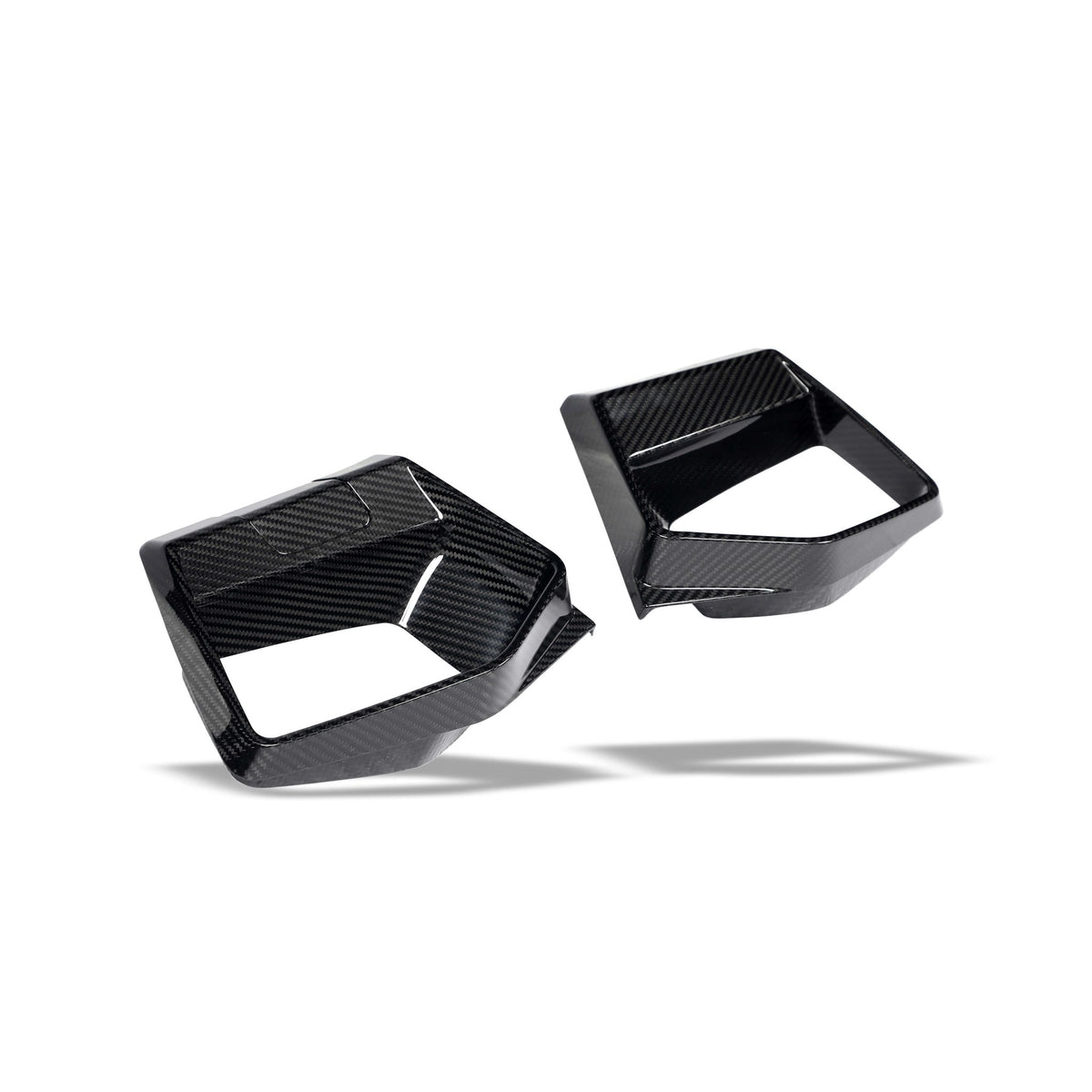 REVOZPORT - BMW X4M F98 LCI CARBON FIBER FRONT BUMPER VENTS - Aero Carbon UK