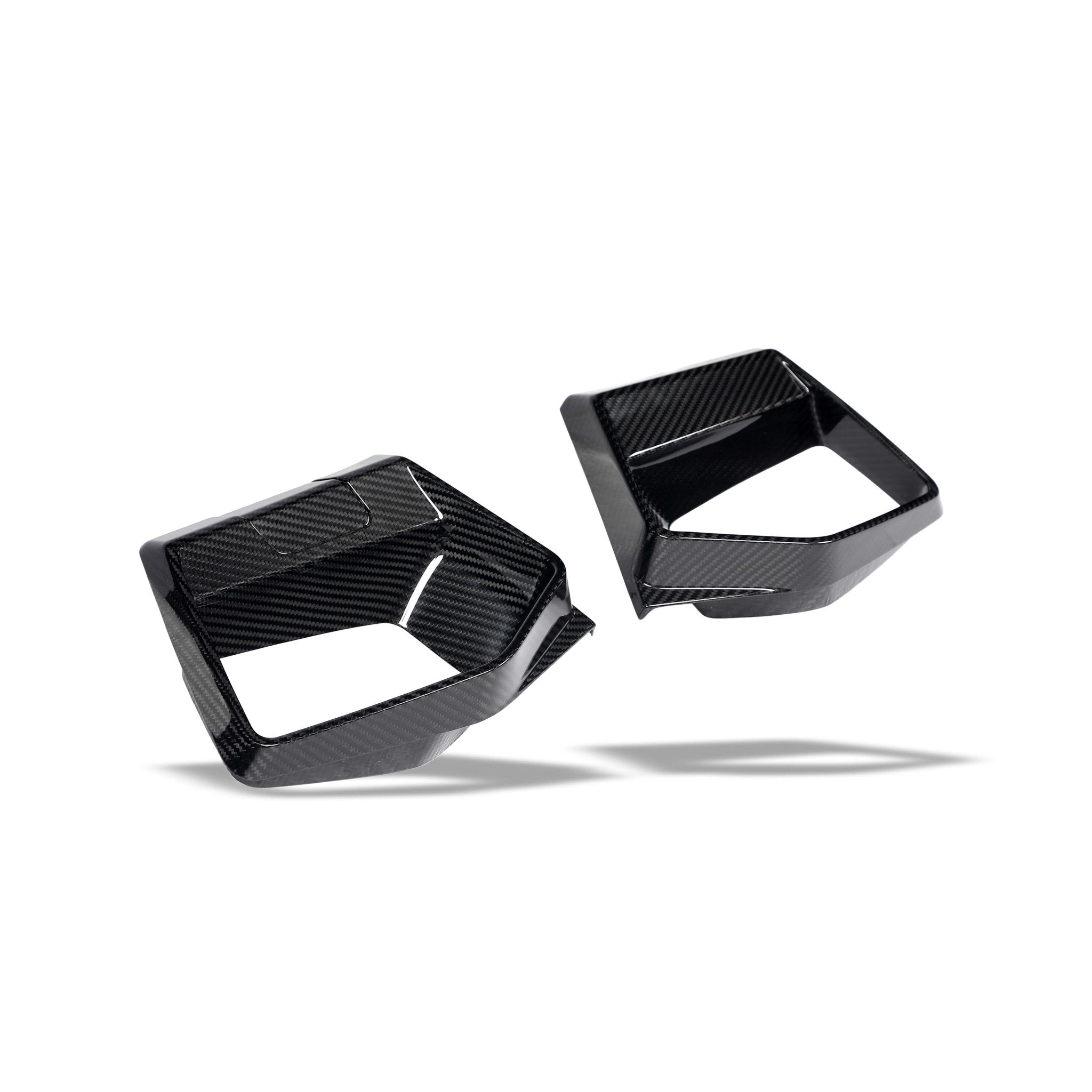 REVOZPORT - BMW X4M F98 LCI CARBON FIBER FRONT BUMPER VENTS - Aero Carbon UK